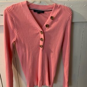 Tommy Hilfiger ribbed Henley sweater